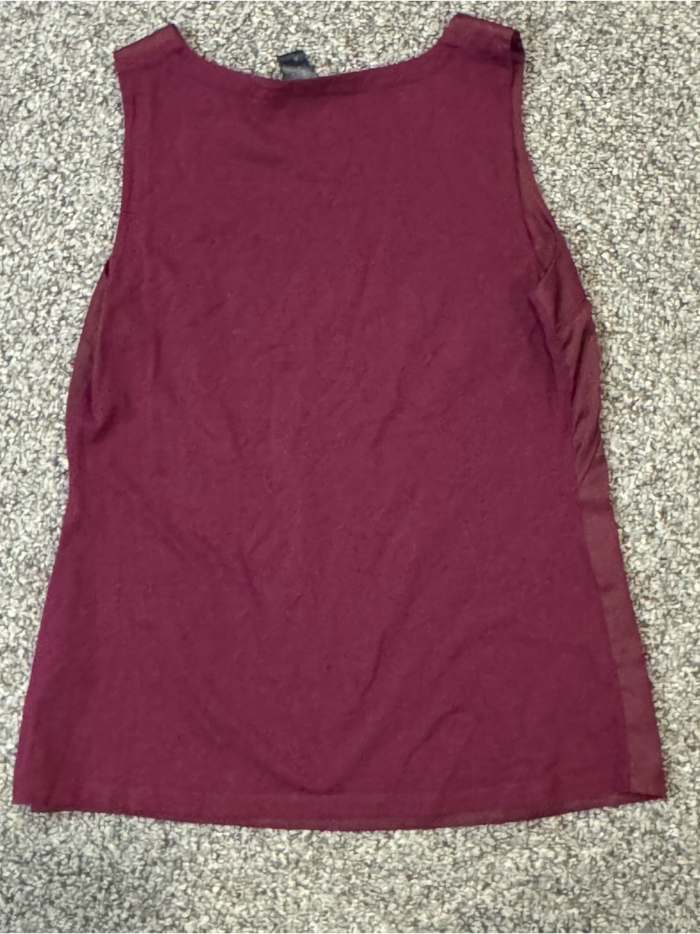 Ann Taylor Burgundy Sleeveless Camisole Top - Picture 7 of 7